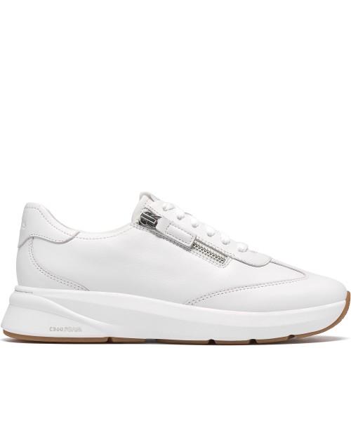 Clarks - Code R Run White Leather