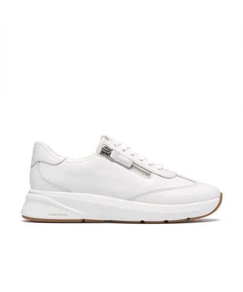 Clarks - Code R Run White Leather