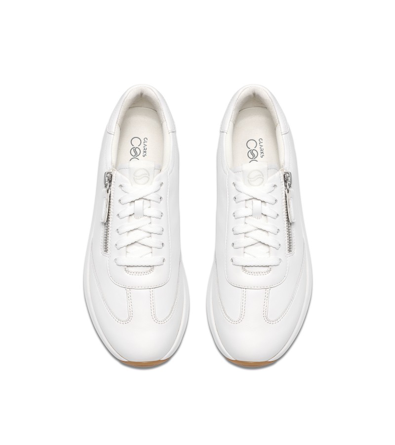 Clarks - Code R Run White Leather Clarks - Code R Run White Leather