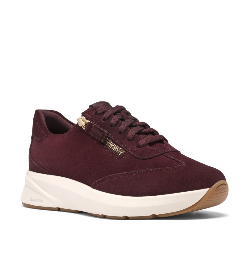 Clarks - Code R Run Burgundy Suede Clarks - Code R Run Burgundy Suede