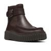 Clarks - Torhill Buckle Dark Brown Leather