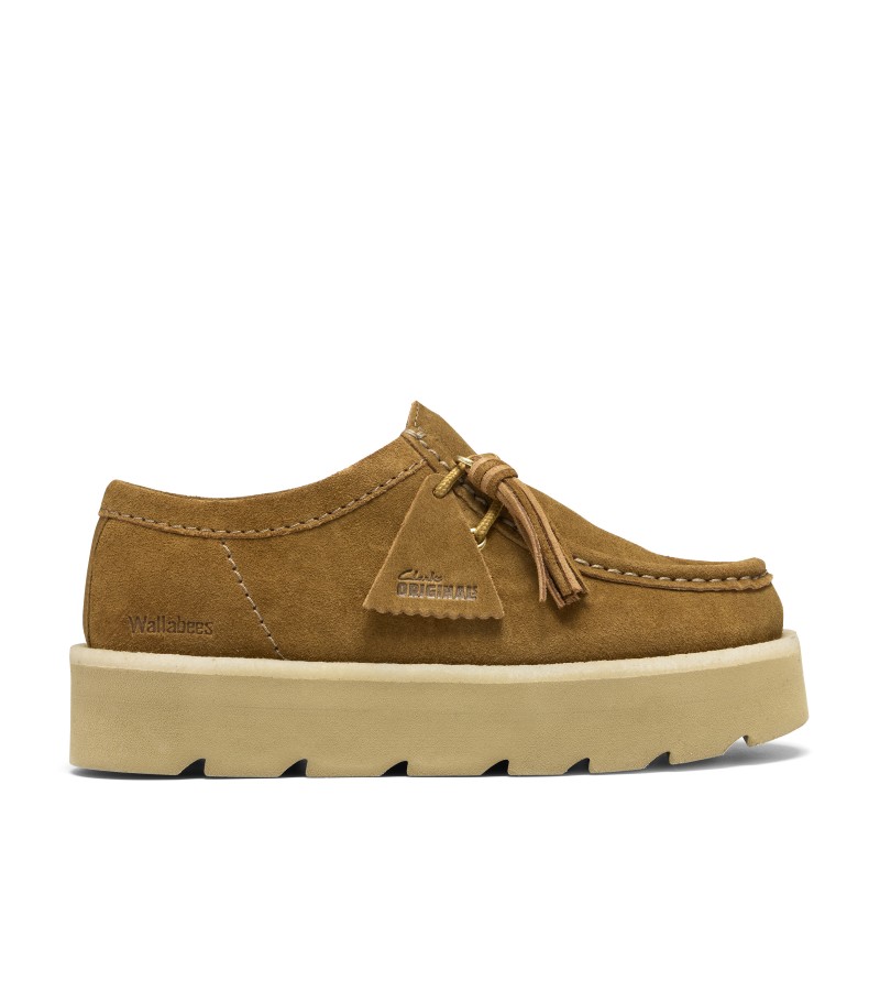 Clarks - Meare Walla. Bronze Suede