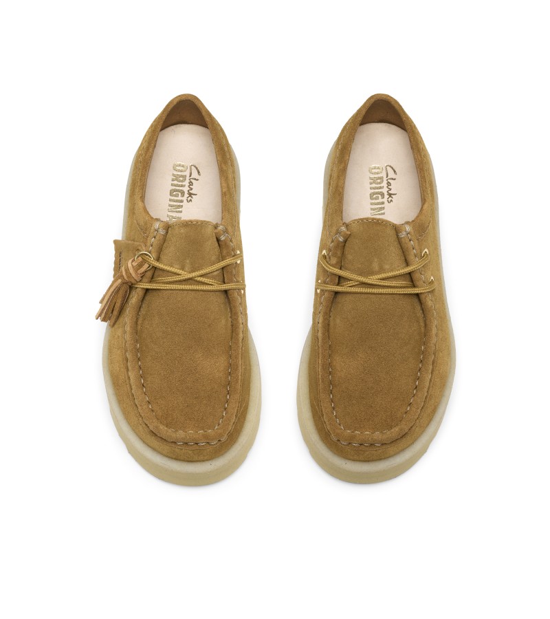 Clarks - Meare Walla. Bronze Suede