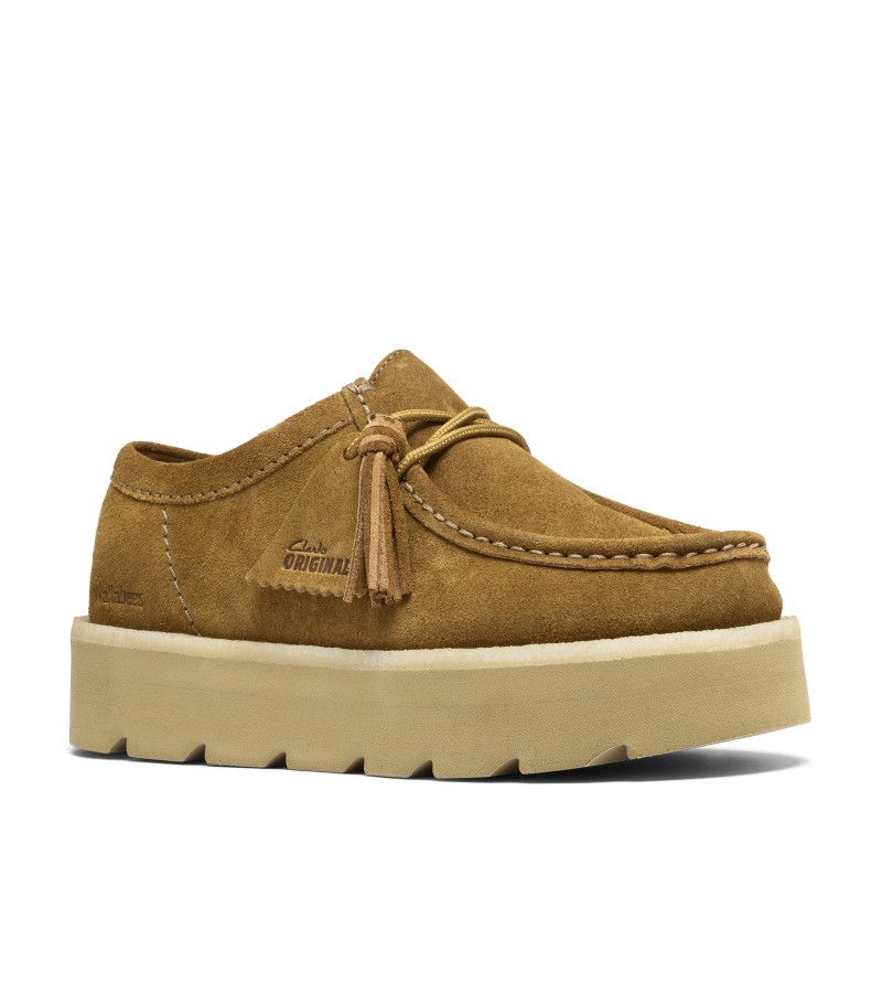 Clarks - Meare Walla. Bronze Suede