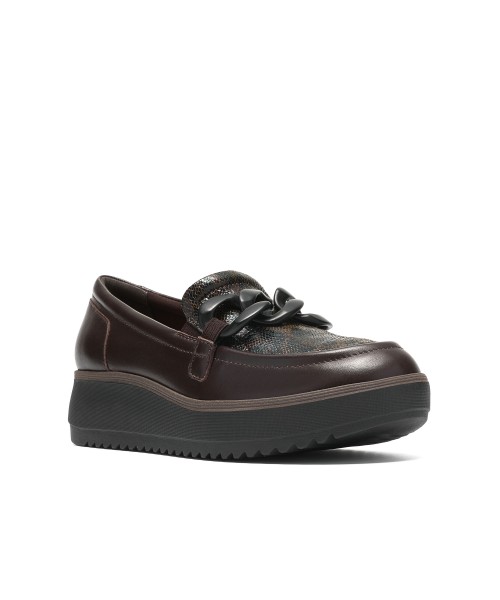 Clarks - Zylah May Dark Brown Interest Leather