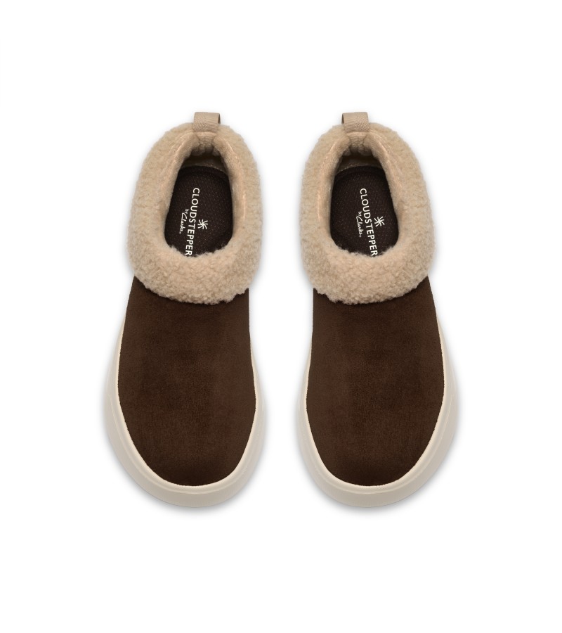 Clarks - Solevana Cozy Dark Brown Clarks - Solevana Cozy Dark Brown