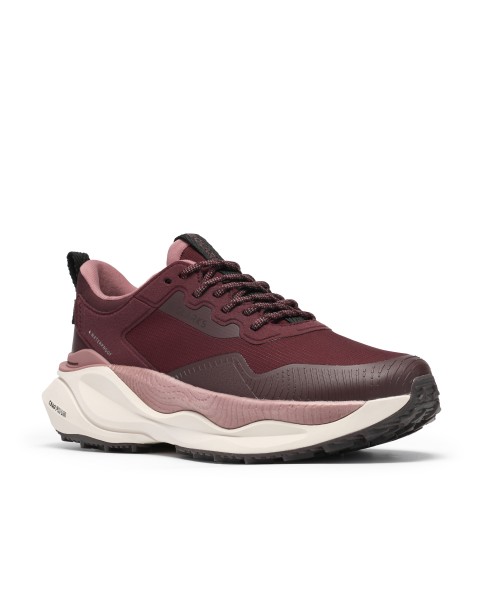 Clarks - PaceTrailGoWP. Burgundy Textile