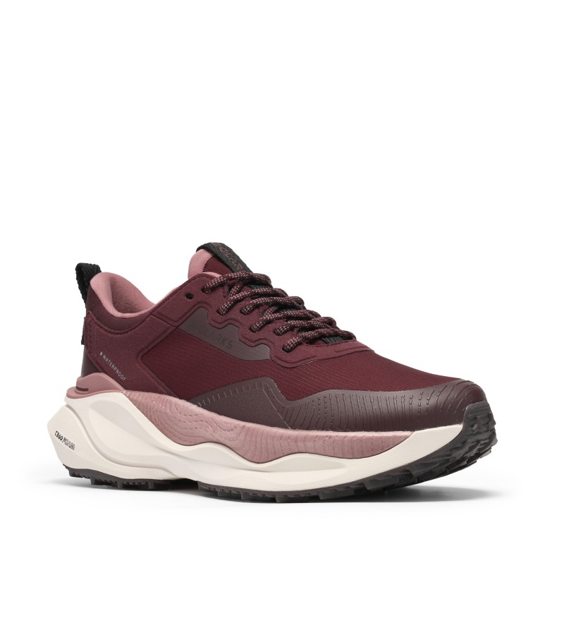 Clarks - PaceTrailGoWP. Burgundy Textile Clarks - PaceTrailGoWP. Burgundy Textile