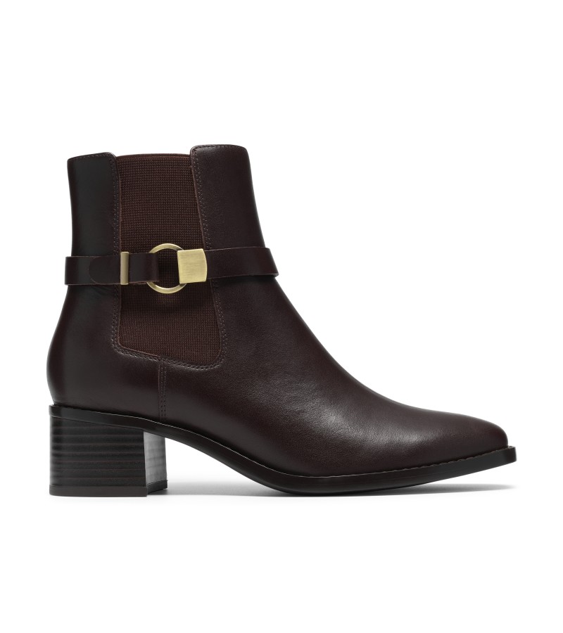 Clarks - Wrenn Buckle Dark Brown Leather Clarks - Wrenn Buckle Dark Brown Leather