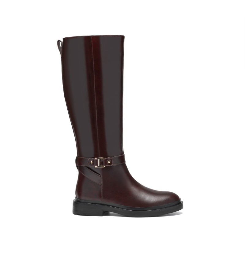 Clarks - Previa Bit Brown Leather