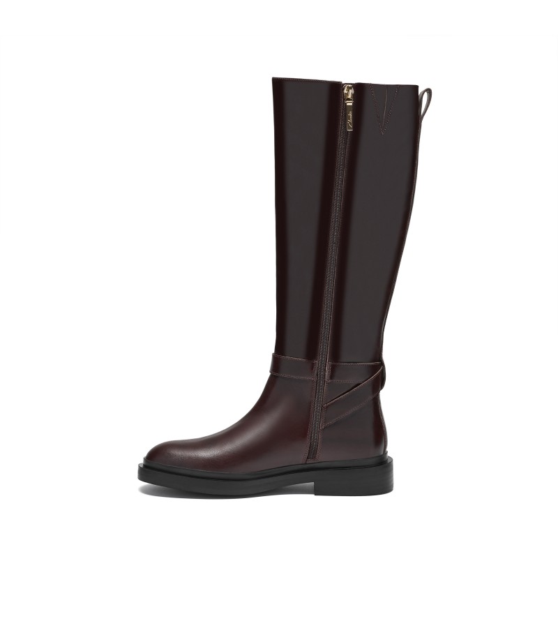 Clarks - Previa Bit Brown Leather