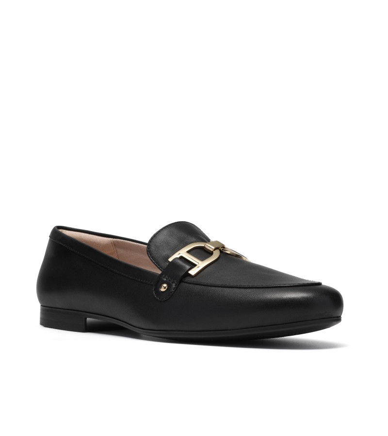 Clarks - Tamna Trim Black Leather Clarks - Tamna Trim Black Leather
