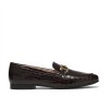 Clarks - Tamna Trim Brown Croc Leather Clarks - Tamna Trim Brown Croc Leather