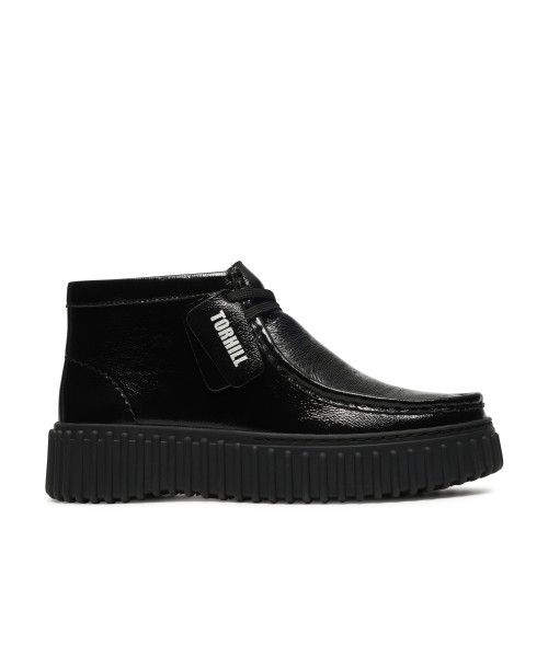 Clarks - Torhill Moss Black Metallic Leather Clarks - Torhill Moss Black Metallic Leather