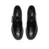 Clarks - Torhill Moss Black Metallic Leather