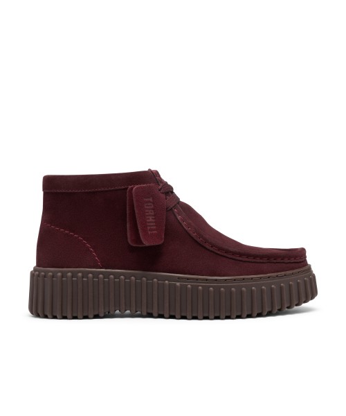 Clarks - Torhill Moss Burgundy Suede Clarks - Torhill Moss Burgundy Suede