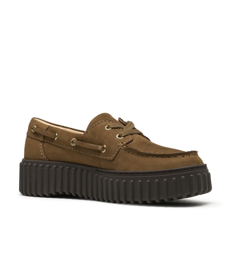 Clarks - Torhill Boat Walnut Nubuck Clarks - Torhill Boat Walnut Nubuck