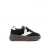 Keh.noo - KW 9767 Black/White Suede