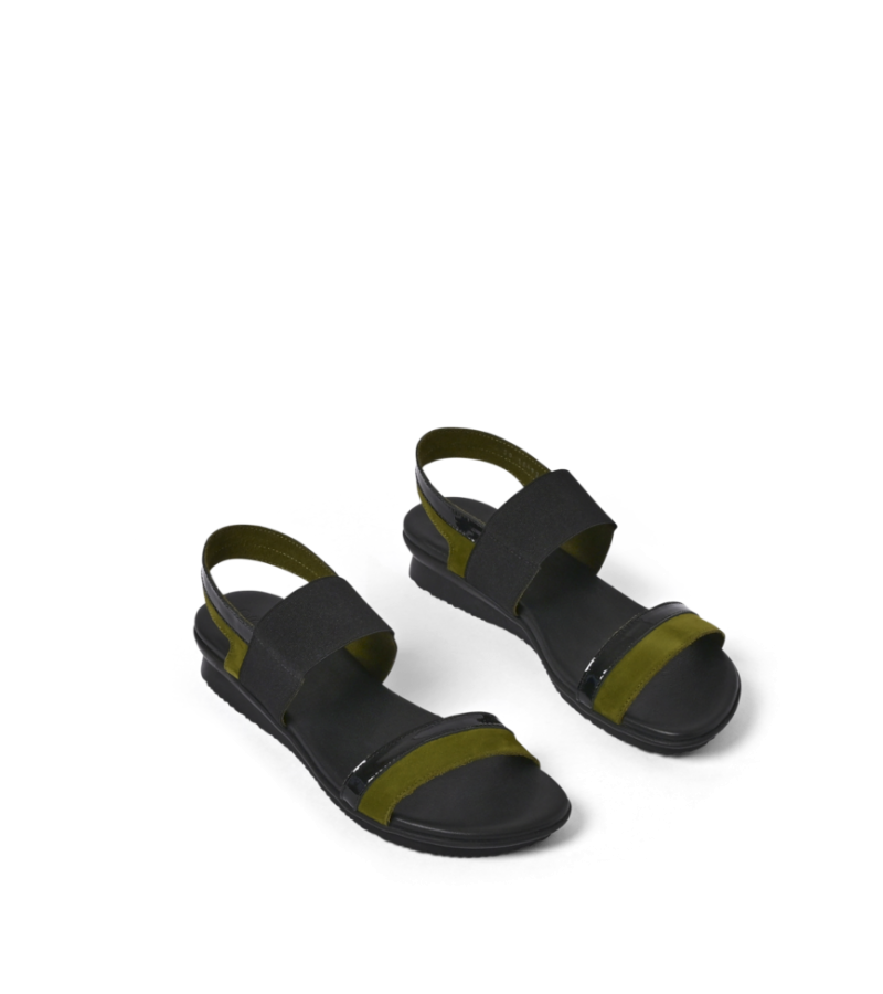 Arche - Aurmaz Olive/Black Nubuck/Patent