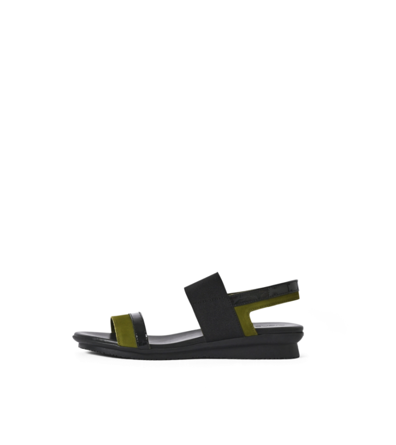 Arche - Aurmaz Olive/Black Nubuck/Patent