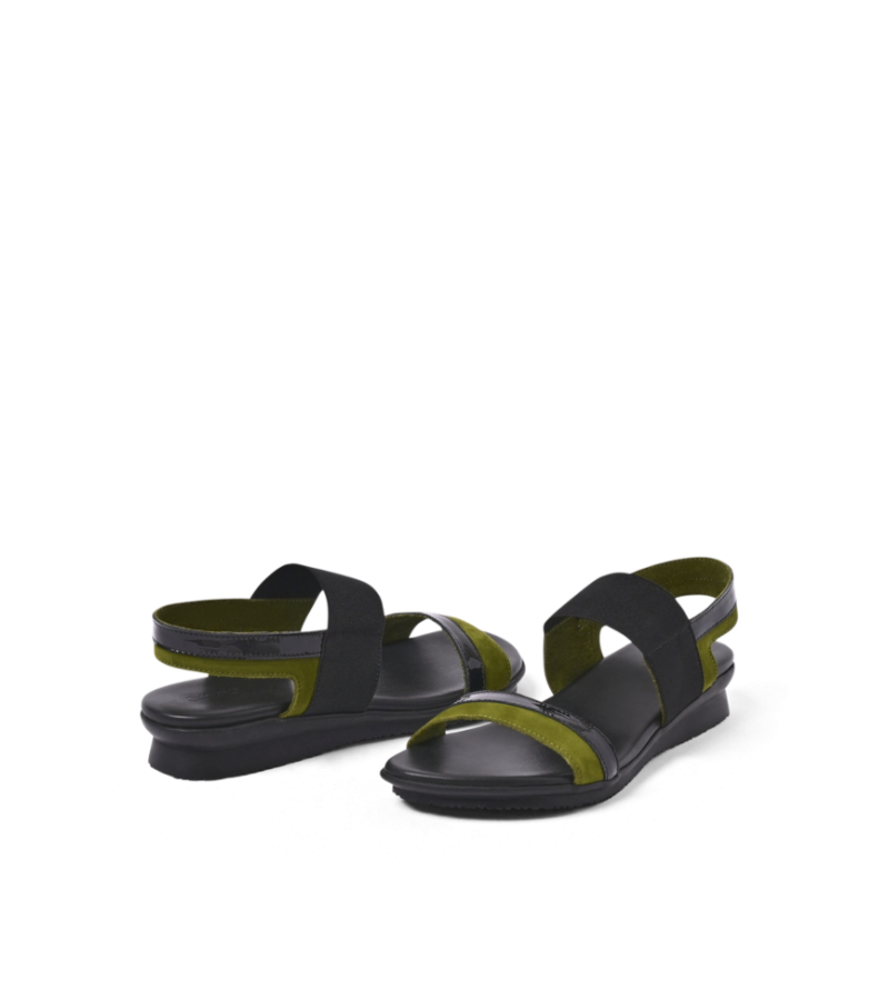 Arche - Aurmaz Olive/Black Nubuck/Patent