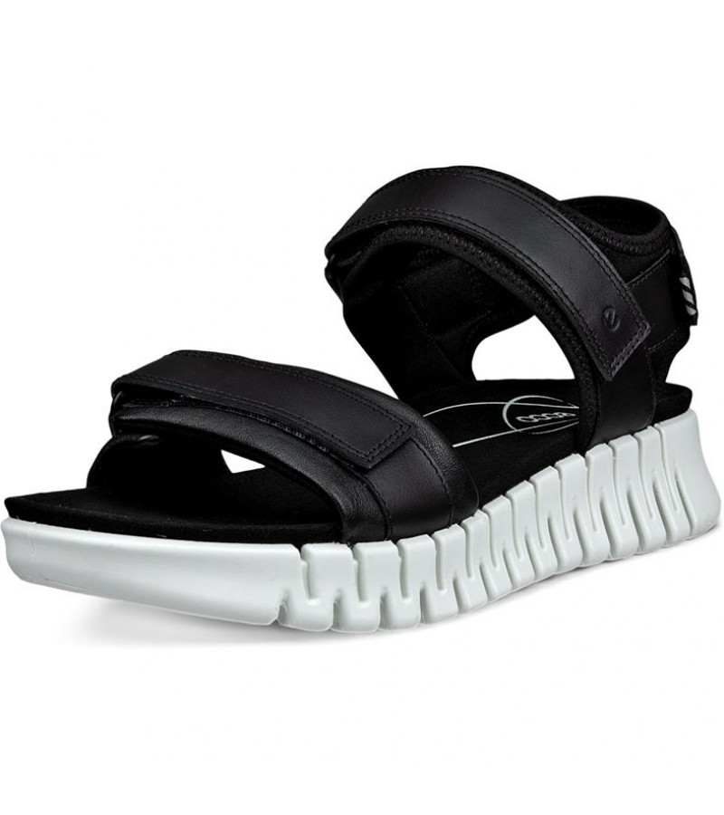 Ecco - Gruuv Sol 213103-01001 Black/Black Leather