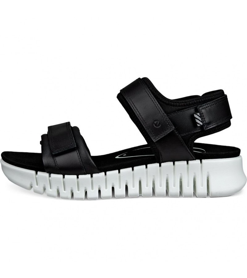 Ecco - Gruuv Sol 213103-01001 Black/Black Leather