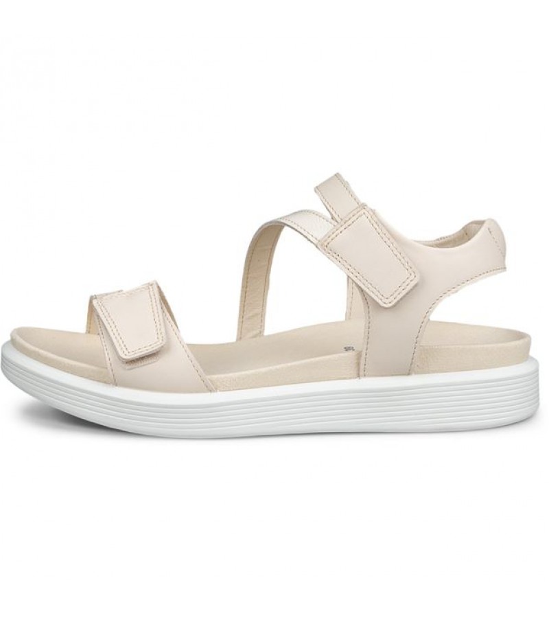 Ecco - Soft Sandal 238803-59113 Limestone Leather Ecco - Soft Sandal 238803-59113 Limestone Leather