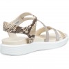 Ecco - Soft Sandal 238803-61651 Python/Pure Metallic Leather