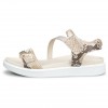 Ecco - Soft Sandal 238803-61651 Python/Pure Metallic Leather