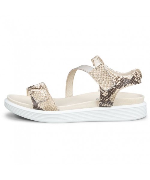 Ecco - Soft Sandal 238803-61651 Python/Pure Metallic Leather