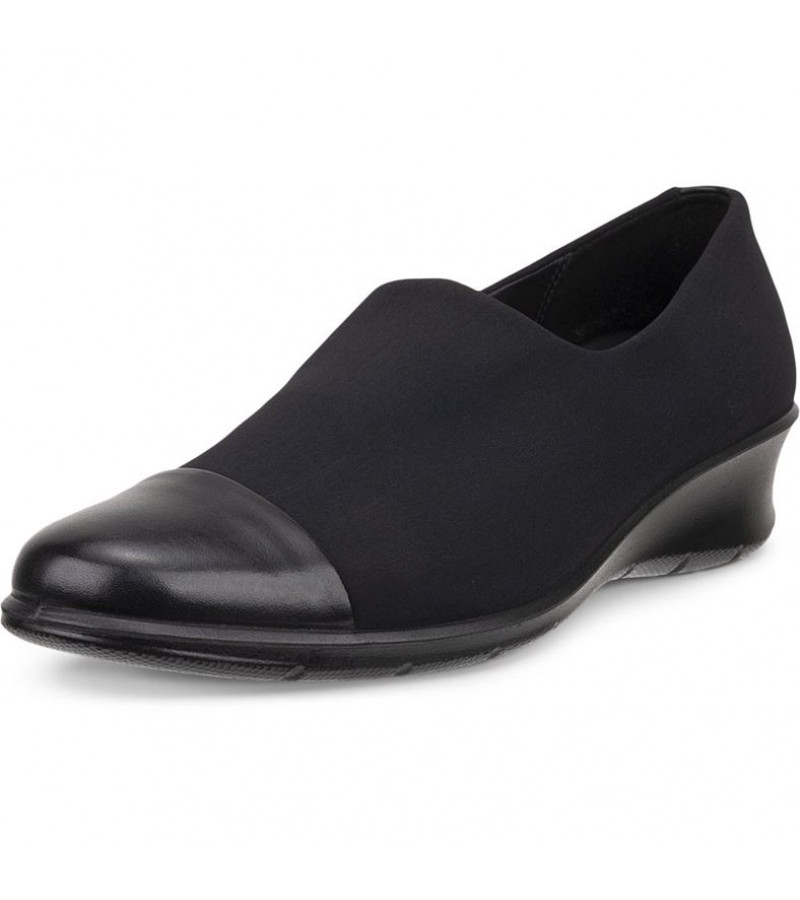 Ecco - Felicia 217333-51052 Black Leather/Textile