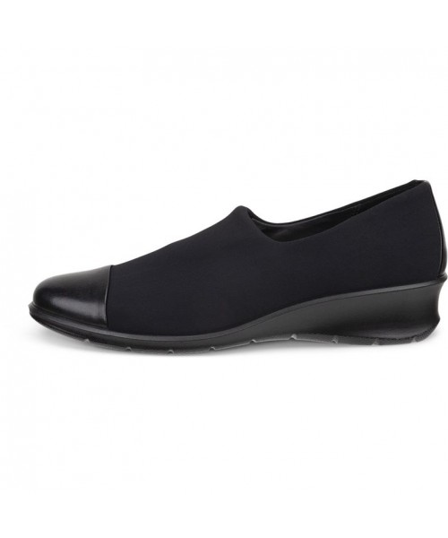 Ecco - Felicia 217333-51052 Black Leather/Textile