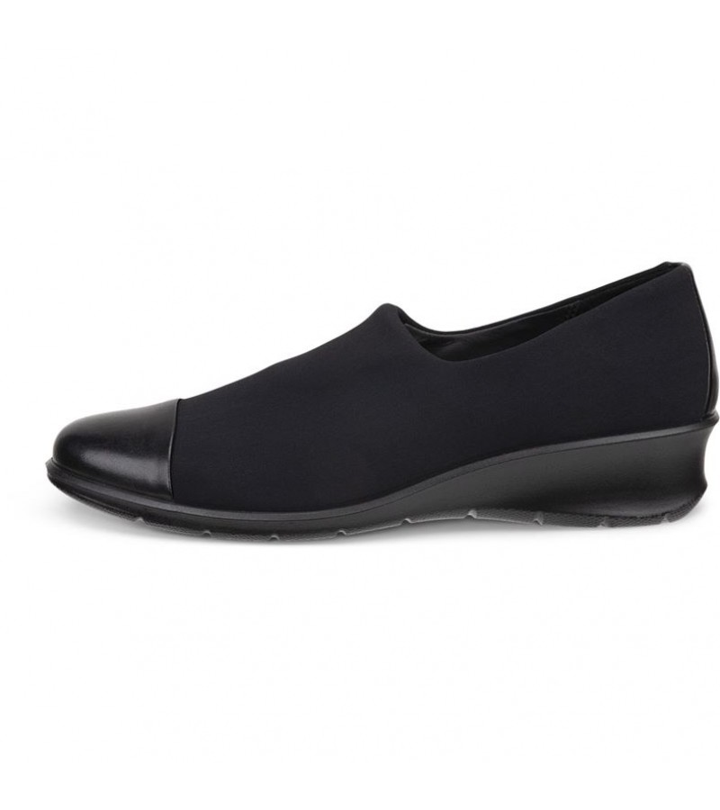 Ecco - Felicia 217333-51052 Black Leather/Textile