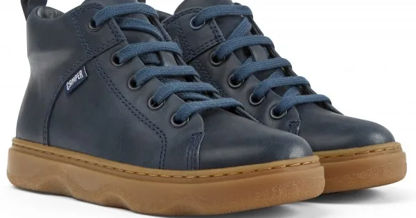 Scarpe Camper Kiddo Per Bambini E Ragazzi - Stivaletti Alla Caviglia In Pelle Con Chiusura A Cerniera - Foto 3