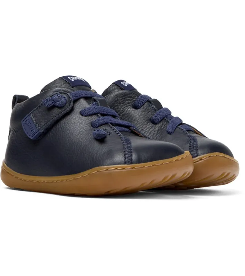 Stivaletti Chelsea Camper Per Bambini - Pelle, Blu, Taglie 0-24, Comodi E Resistenti - Foto 4