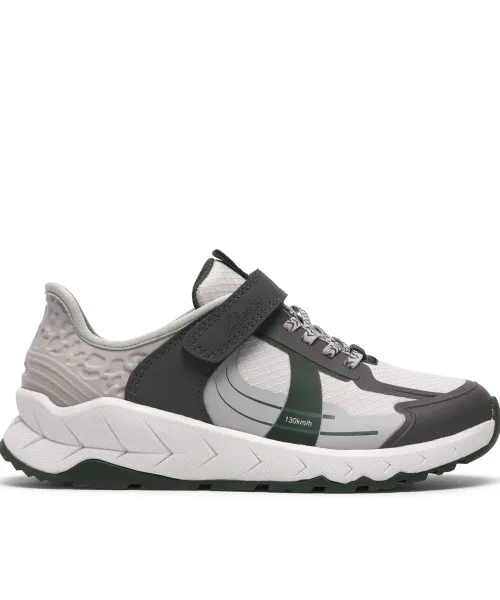Clarks - Selva Lane Kid Grey/Green