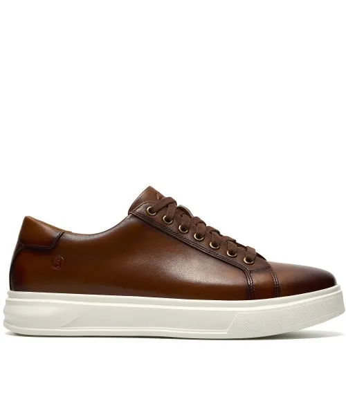 Clarks - Goswell Tie Tan Leather