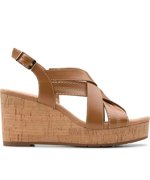 Clarks - Sabina Sling Tan Leather