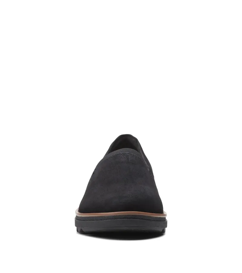 Clarks sharon dolly black suede best sale