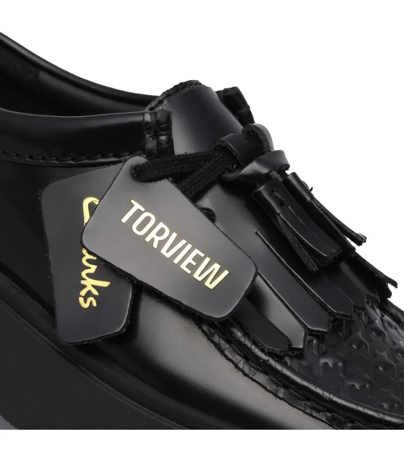 Clarks - Torview W Black Leather - sfiggas.gr